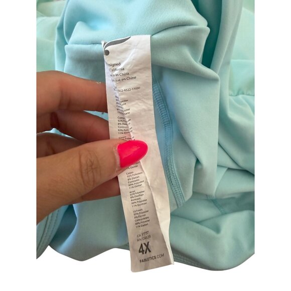 FABLETICS Light Aqua Sport Active Skort Size 4X - Picture 8 of 8
